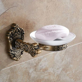 Подвесная сетка для мыла в ванной в европейском стиле, антикварная мыльница, мыльница, держатель для мыла, полка для мыльной сетки
