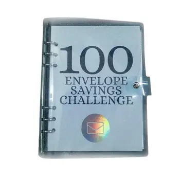 Программа поощрений за экономию денег 100-дневные Конверты Money Saving Challenge - Веселая и Простая книга в переплете для пар, позволяющая сэкономить 5050 долларов с помощью новых