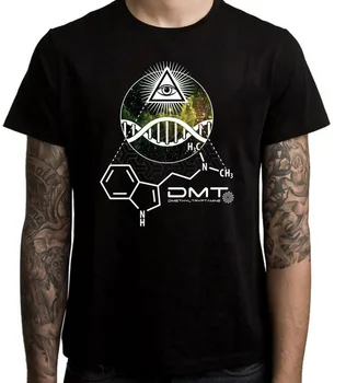 Психоделическая футболка DMT All Seeing Eye, Размер S-5XL
