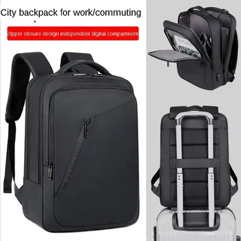 Рюкзак Xiaomi, деловой рюкзак большой емкости, Новый рюкзак для отдыха, мужская перезаряжаемая многофункциональная дорожная сумка