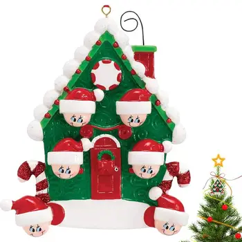 Семейный орнамент, Рождественские украшения, Снежный Домик, Символ Воссоединения, Создают Рождественское настроение Для дверей и окон гостиной