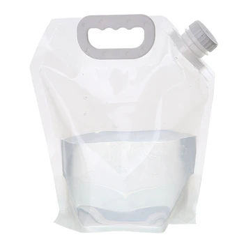 Складной контейнер для воды, сумка для воды объемом 3/5 л, кувшины для воды из пищевой пленки для хранения