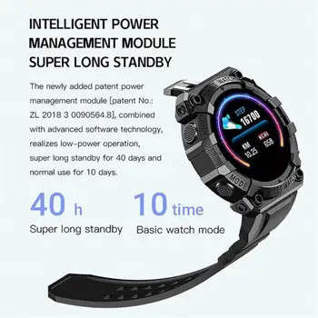 Спортивные смарт-часы FD68S Smartwatch, пульсометр, монитор артериального давления, интеллектуальные часы с часовым циферблатом для телефона Android IOS