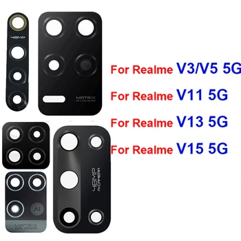 Стеклянный Объектив Задней Камеры Для OPPO Realme V3 V5 V11 V13 V15 5G Замена Заднего Стеклянного Объектива Запасные Части Reapir