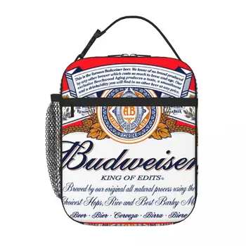 Сумка для ланча Budweiser Beer 372, сумка для пикника, детская сумка для ланча, женские сумки для ланча