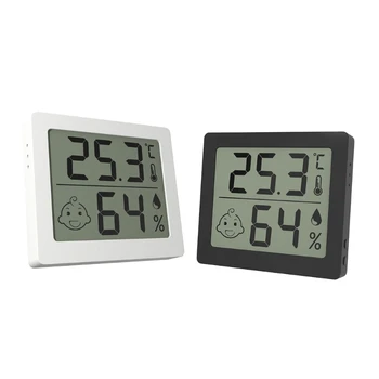 Термометр ЖК-мини цифровой измеритель влажности и температуры, гигрометр для помещений, термометр ° C /℉ Переключаемый