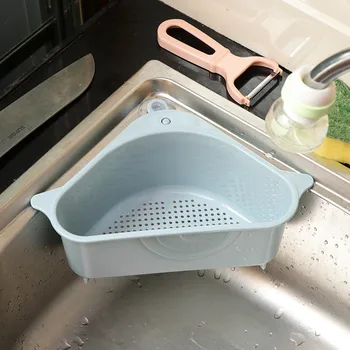 Треугольник кухня раковина сливной фильтр корзина для овощей сушилка для всасывания лоток раковина фильтр для одежды губки тряпка для одежды хранения корзины