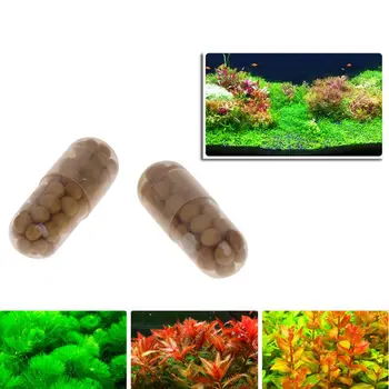 Удобрения для аквариумных живых растений, корневые вкладки, кол-во 40 капсул для водных растений