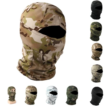 Уличная армейская тактическая маска для лица, детская Военная Лыжная Мотоциклетная Велосипедная защита, солнцезащитные кепки, Камуфляжная маска для всего лица, Шарф