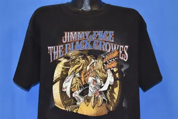 футболка Jimmy Page Black Crowes Live at the Greek Tour Zoso Rock 90-х годов