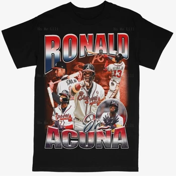 Футболка Ronald Acuna Jr, спортивные футболки Atlanta Baseball, мужские футболки класса люкс