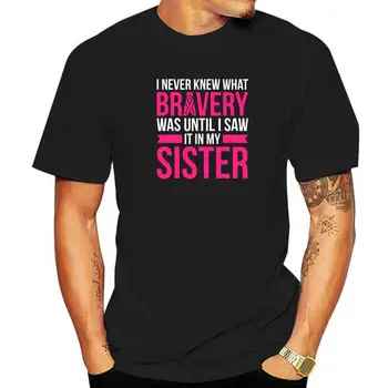 Футболка Sister Bravery Survivor, информирующая о раке молочной железы, футболки для студентов, молодежные футболки, дизайнерский Винтажный хлопок