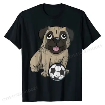 Футболка для мамы и папы с футбольной собакой, мопсом, игроком спортивной команды, Новый дизайн, футболки в стиле хип-хоп, хлопковые мужские топы, рубашка в стиле хип-хоп 0