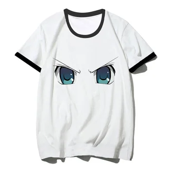 футболка с принтом глаз женская Y2K уличная одежда harajuku футболка женская аниме одежда