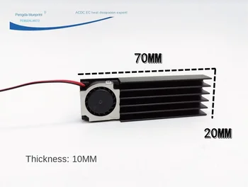 2006 Четырехпроводной Регулятор температуры Ssd2280 Настольный SSD 12V Радиатор M2 22110 Охлаждающее Ребро с Вентилятором 20*20*6 ММ 2