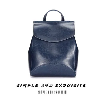 Летом 2023 года Новая женская сумка-рюкзак из воловьей кожи На одно плечо, рюкзак двойного назначения, простые и великолепные женщины 2