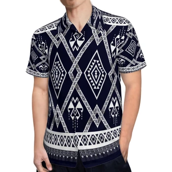 Мужская гавайская рубашка с коротким рукавом, быстросохнущая дышащая пляжная рубашка 2