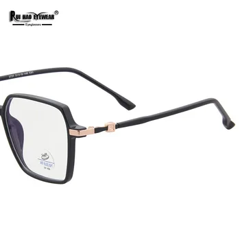 Очки с защитой от голубых лучей в ретро-квадратной оправе + 0,00 прочности Защитные очки Унисекс Rui Hao Eyewear 2737 2