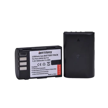 Batmax 4 шт 1860 мАч DMW-BLF19 DMW BLF19 BLF19E BLF19E Аккумулятор для камеры DMW-BLF19PP для Panasonic Lumix GH3 GH4 GH5 3