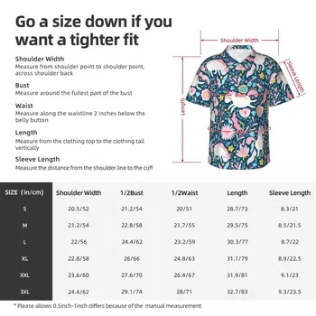 Гавайская рубашка с 3D принтом Единорогов, мужская одежда, Свободные дышащие мужские рубашки, Летняя мужская рубашка, Мужская одежда с коротким рукавом 3