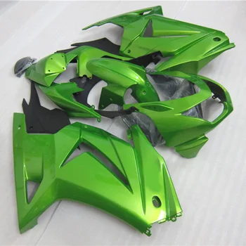 Комплекты мотоциклетных обтекателей для EX250 08-19 KAWASAKI Ninja 250R 2008- 2011 2013 2019 100 % Подходит для ZXMT Инжекционный ABS обвес Зеленый 3