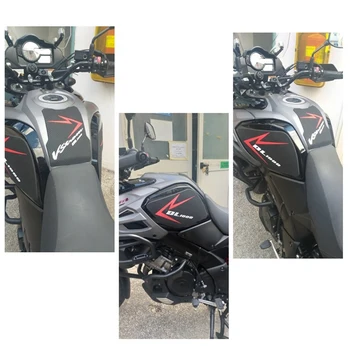 Мотоциклетная противоскользящая накладка на бак, защитная наклейка, газовый наколенник, Боковая наклейка для Suzuki V-Strom DL1000 2017-2019 3
