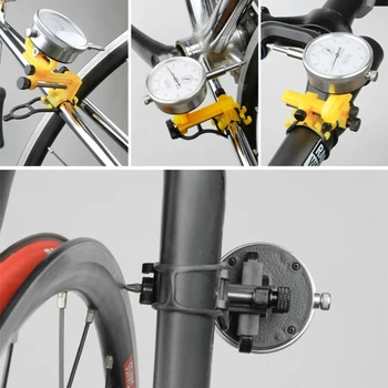 Простой инструмент для регулировки кольцевого стола для велосипеда, машины для правки обода колеса дорожного горного велосипеда, набора дисков, циферблатного индикатора 3
