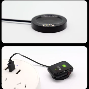 USB-Кабель Для Зарядки Магнитный Адаптер Питания Smartwatch Зарядный Шнур Портативная Проводная Док-Станция для W66 K0AC 4
