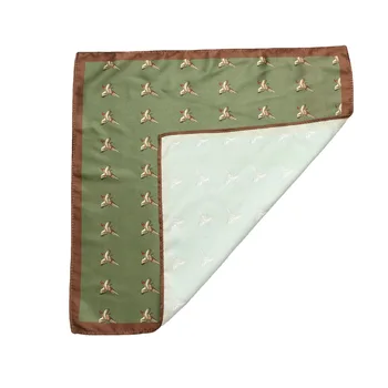 Костюм для банкета, повседневный квадратный шарф с принтом из полиэстера, рубашка, Нагрудный шарф, Носовой платок 4