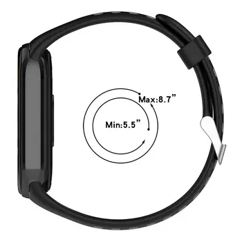 Новый двухцветный сменный ремешок для часов, силиконовый браслет для Xiaomi Band 8 4