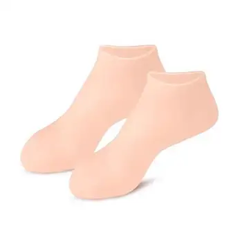 1 пара носков для ухода за ногами Спа-домашнего использования Новые силиконовые увлажняющие гелевые носки для пяток, средства для защиты потрескавшейся кожи ног Новые 5