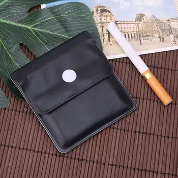 Портативная Карманная Пепельница для курения Сигар, сумка для хранения табака, Огнестойкая, с запахом ПВХ 5